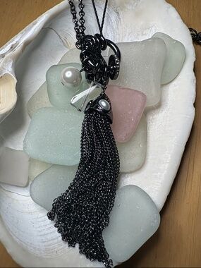 White House Black Market Long Necklace NWT